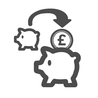 Piggy bank icon